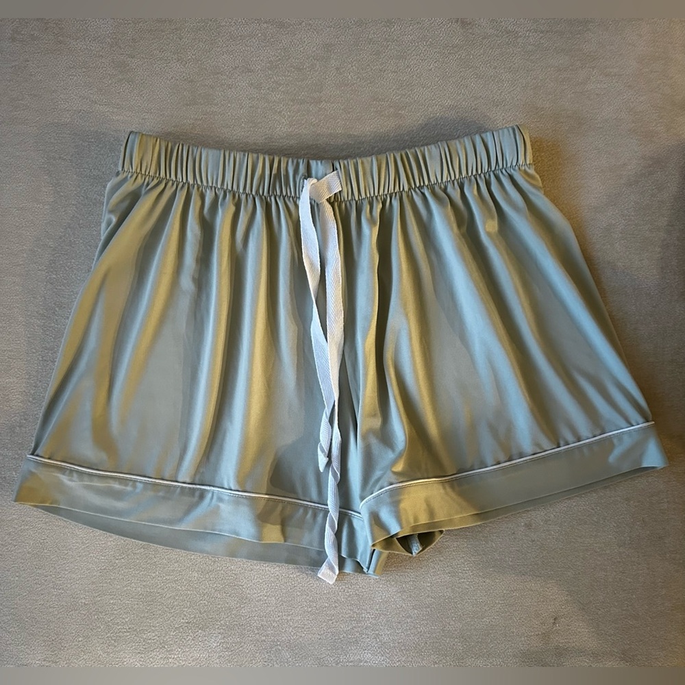 Light Green Satin Pajama Set - Picture 2 of 5